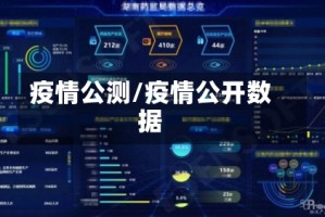 疫情公测/疫情公开数据