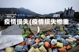 疫情损失(疫情损失惨重)