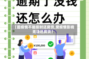 【因疫情不能按时还房贷,受疫情影响无法还房贷】