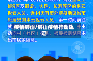 疫情房山/房山疫情行动轨迹