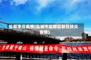 盐都李庄疫情(盐城市盐都区新冠肺炎疫情)