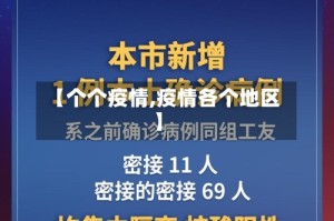 【个个疫情,疫情各个地区】