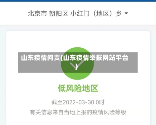 山东疫情问责(山东疫情举报网站平台)-第2张图片