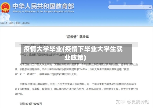 疫情大学毕业(疫情下毕业大学生就业政策)-第1张图片