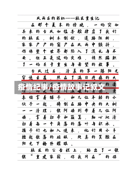 疫情纪事/疫情故事记叙文-第1张图片
