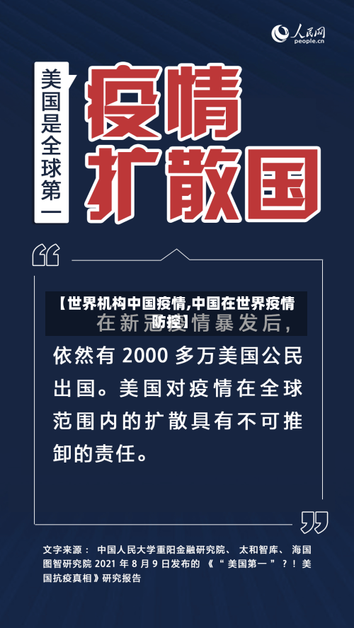 【世界机构中国疫情,中国在世界疫情防控】-第1张图片