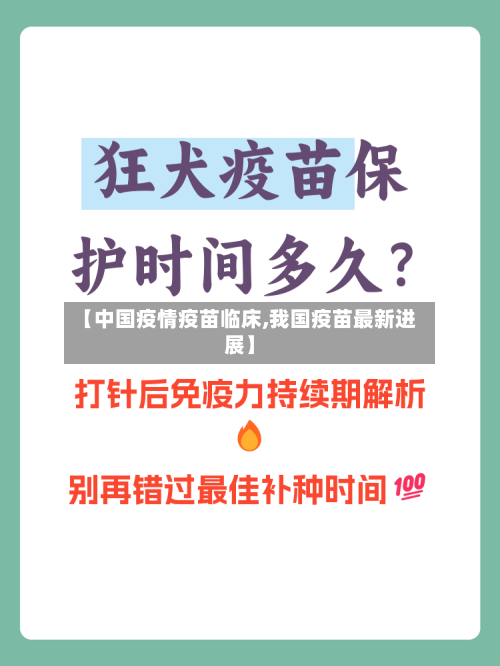 【中国疫情疫苗临床,我国疫苗最新进展】-第1张图片