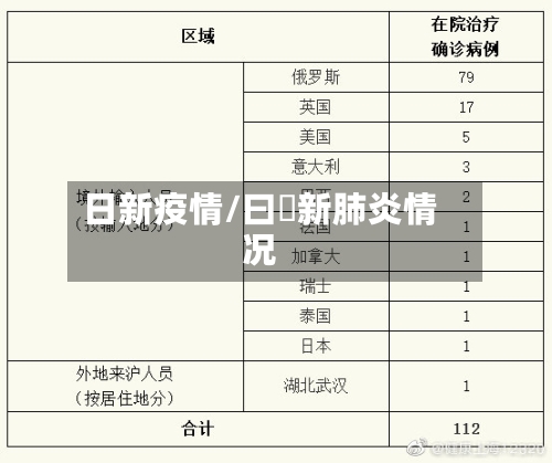 日新疫情/曰夲新肺炎情况-第3张图片