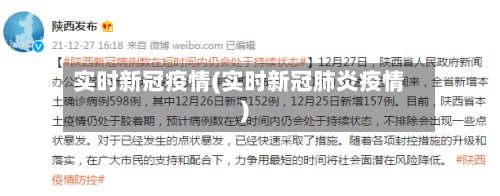 实时新冠疫情(实时新冠肺炎疫情)-第2张图片
